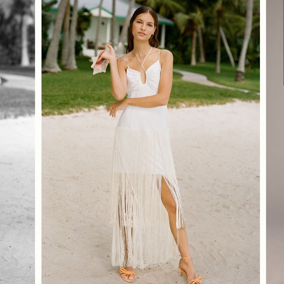 Nwt delfi collective fringe dress - Picture 2 of 6